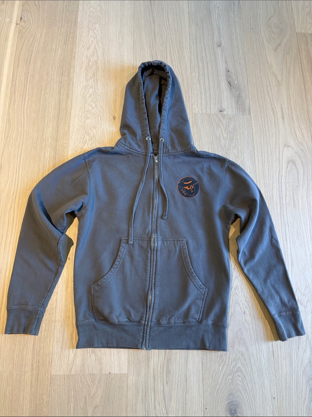 Size small ZAC BROWN BAND Hooded Zip Jacket - Gray